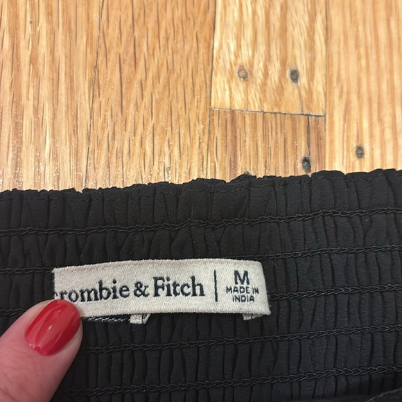 Abercrombie corset style poof shoulder top - Picture 2 of 3